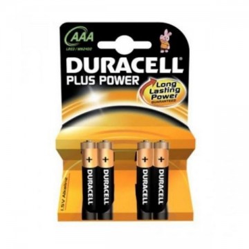 DURACELL DURLR3P4B - 4x AAA alkáli elemek DURACELL DURLR3P4B - 4x AAA alkáli elemek