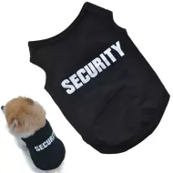 Pamut kutya póló SECURITY, méret XS
