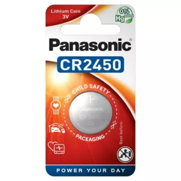 Lítium gombelem - CR2450 - Panasonic
