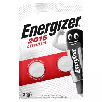 Lítium gombelem - 2x CR2016 - Energizer