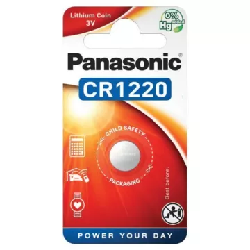 Lítium gombelem - CR1220 - Panasonic