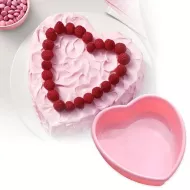 Szilikon sütőforma - szív