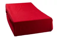 Jersey lepedő 90x200 cm - piros