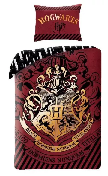 Halantex pamut ágyneműhuzat - Harry Potter Burgund - 140 x 200