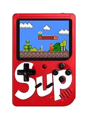 SUP GameBox digitális játékkonzol - 400 játék 1-ben - piros