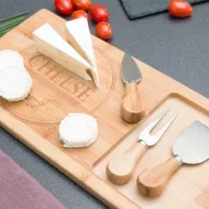 Bambusové prkénko s noži na sýr - TakeTokio