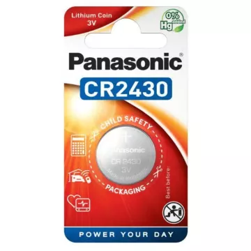 Lítium gombelem - CR2430 - Panasonic