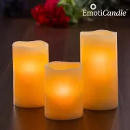 EmotiCandle LED gyertyák elfújás érzékelővel (3 db)