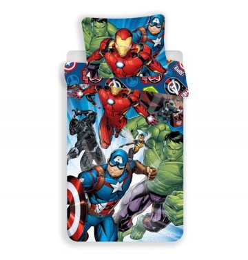 Ágyneműhuzat Avengers Brands 140/200, 70/90 Ágyneműhuzat Avengers Brands 140/200, 70/90