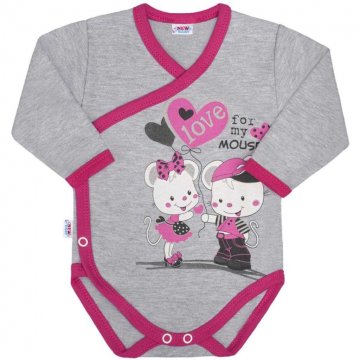 Baba body oldalsó bekapcsolással New Baby Love Mouse Baba body oldalsó bekapcsolással New Baby Love Mouse