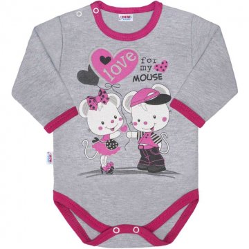 Baba body hosszú ujjú New Baby Love Mouse Baba body hosszú ujjú New Baby Love Mouse