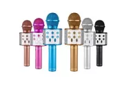 Vezeték nélküli karaoke mikrofon - ezüst színű