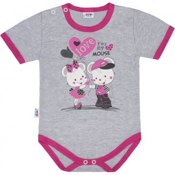 Baba body rövid ujjú New Baby Love Mouse Baba body rövid ujjú New Baby Love Mouse