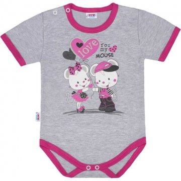 Baba body rövid ujjú New Baby Love Mouse Baba body rövid ujjú New Baby Love Mouse