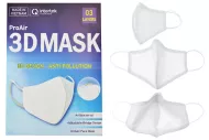 Pro Air antibakteriális többhasználatos szájmaszk - 3D design-nal - fehér