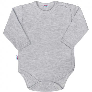 Baba body teljes hosszában patentos New Baby Classic II szürke Baba body teljes hosszában patentos New Baby Classic II szürke