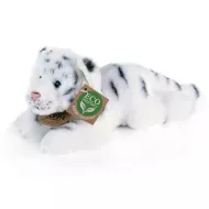 Plüss fehér tigris, 17 cm