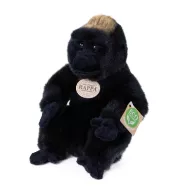 Plüss gorilla - ülő - 23 cm - Rappa