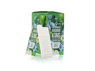 Ízesített aromakártya - friss alma - Fresh Apple - 1 db - Aroma King