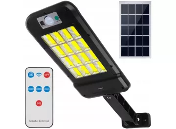 Vezeték nélküli napelemes LED utcai lámpa HS-8013 mozgásérzékelővel