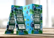 Ízesített aromakártya - Jeges áfonya - Blueberry Ice - 1 db - Aroma King