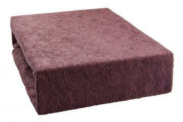 Frottír lepedő 140x200 cm - sötét barna Frottír lepedő 140x200 cm - sötét barna