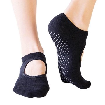 Csúszásgátló zokni - fekete