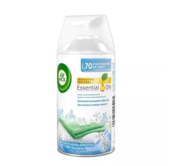 Légfrissítő utántöltő - Freshmatic - friss mosás - illóolajjal - 250 ml - Air Wick