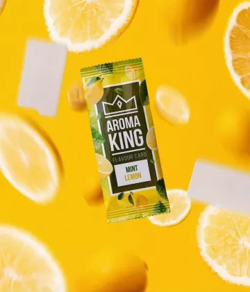 Ízesített aromakártya - Jeges citrom - Cool Mint Lemon - 1 db - Aroma King