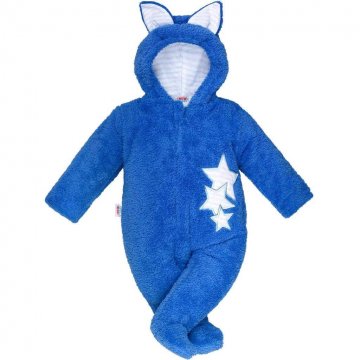 Téli baba kezeslábas New Baby Fülecske kék Téli baba kezeslábas New Baby Fülecske kék