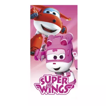 Cerda törölköző - Super Wings - rózsaszín - 140 x 70 cm