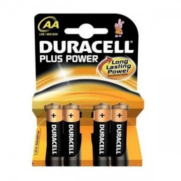 DURACELL Plus DURLR6P4B, LR6, 1.5V - 4x AA alkáli elemek DURACELL Plus DURLR6P4B, LR6, 1.5V - 4x AA alkáli elemek